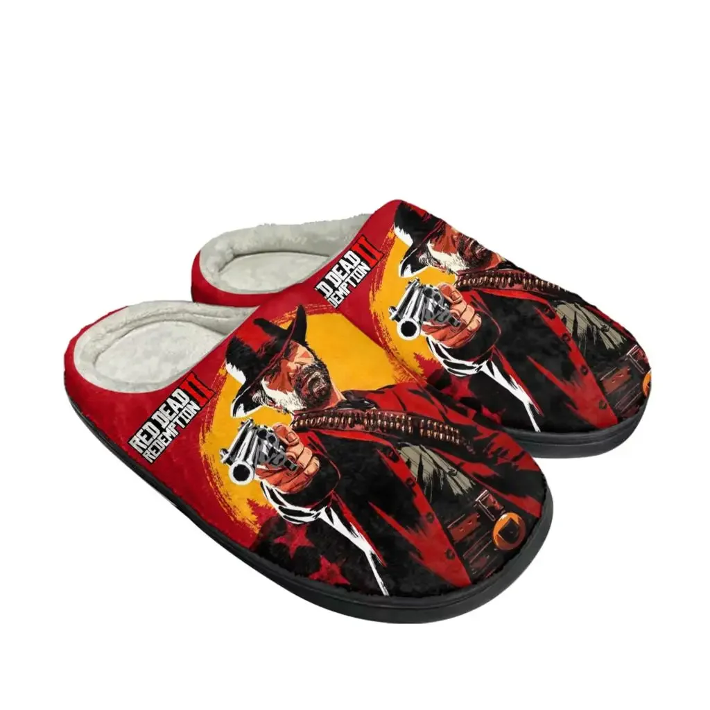 Men Shoes Winter - Chinelos de Algodão Red Dead Redemption