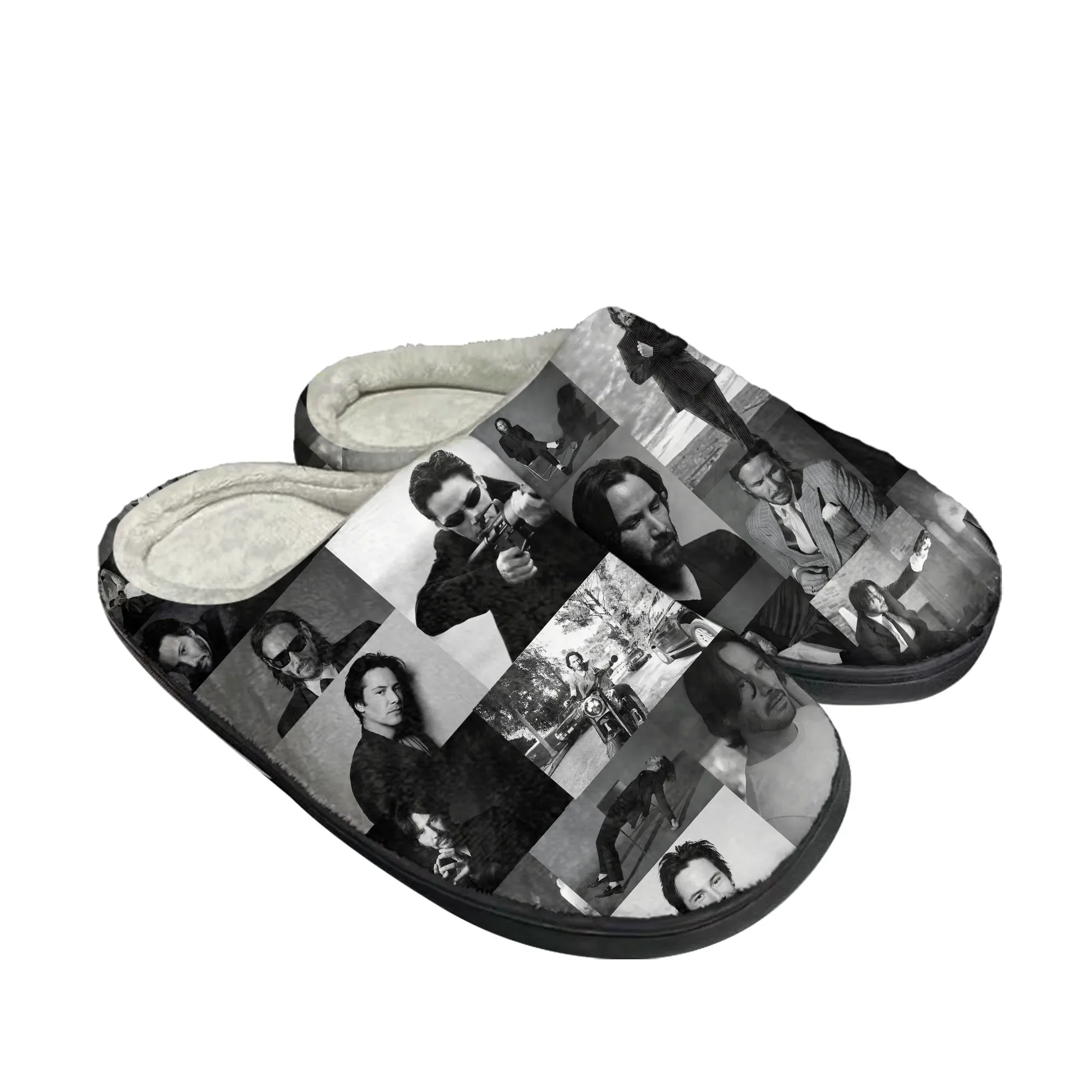 Men Shoes Winter - Chinelos de Algodão Keanu Reeves para
