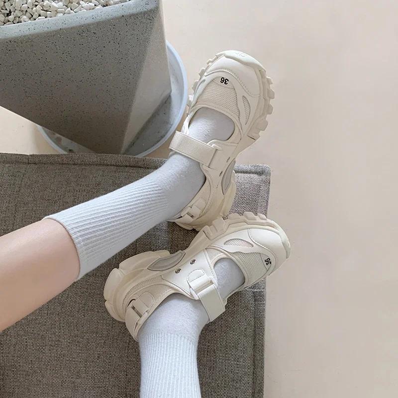 Sandal Sport Outdoor - Mulheres sandálias esportivas cunha oco para