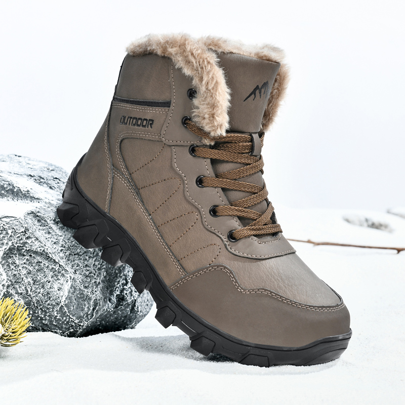 Men'S Shoes Dockers - Botas de inverno masculinas quentes impermeáveis