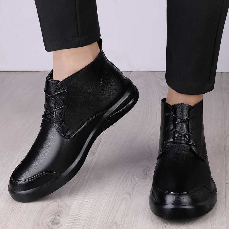 Men Shoes Formal - Famosa botas de tornozelo de luxo
