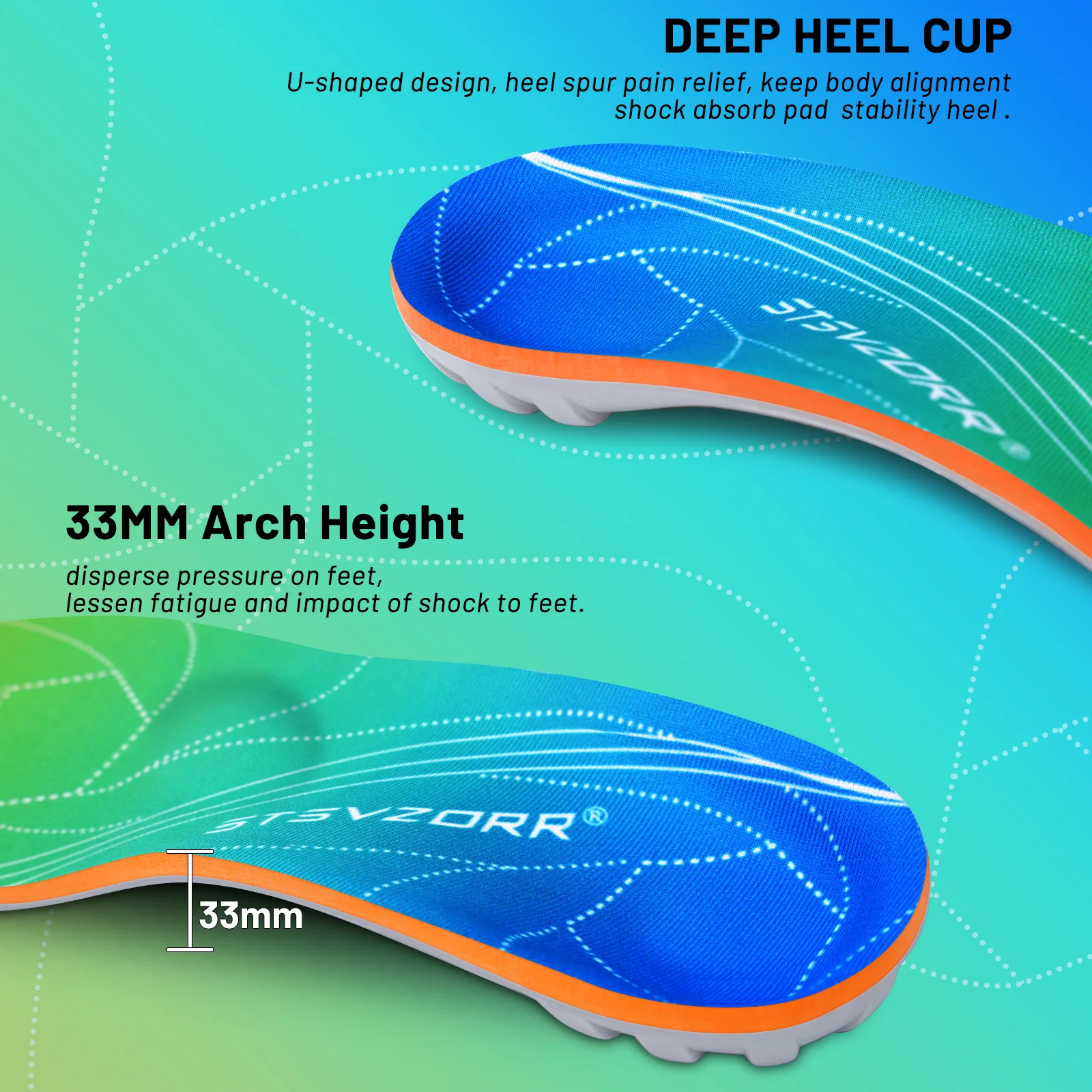 Ifitna palmilha ortopédica par - Men'S Shoes Plantar Fasciitis avaliação e preço