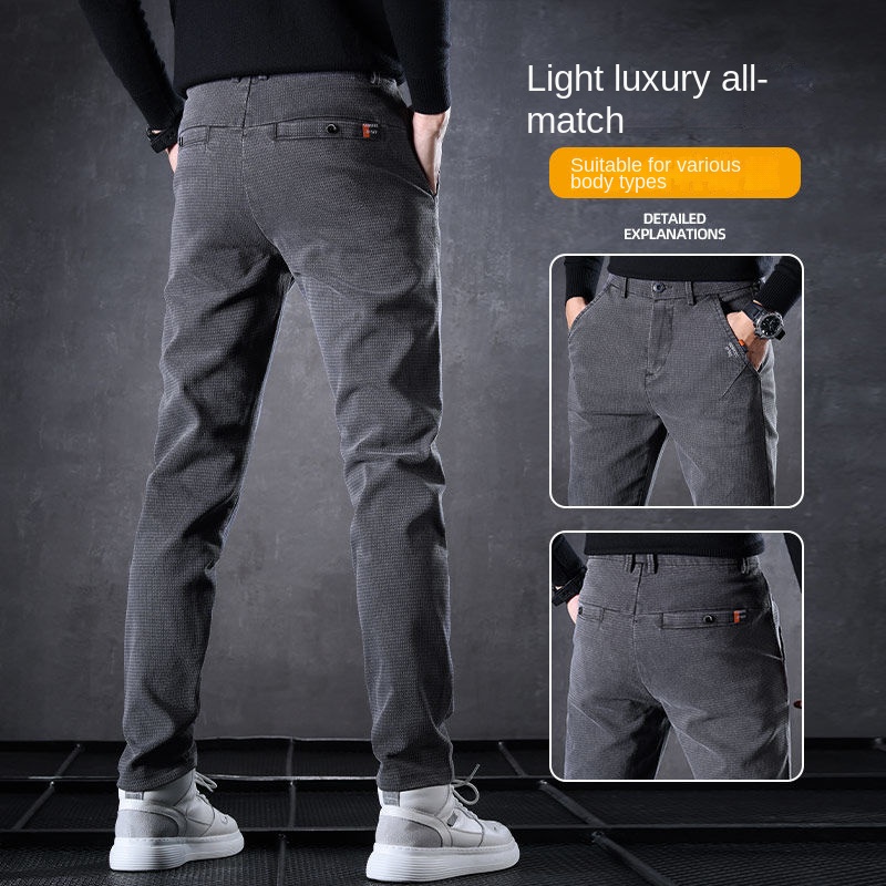 Calça jeans fina de luxo mascu - Men'S Shoes For Jeans avaliação e preço