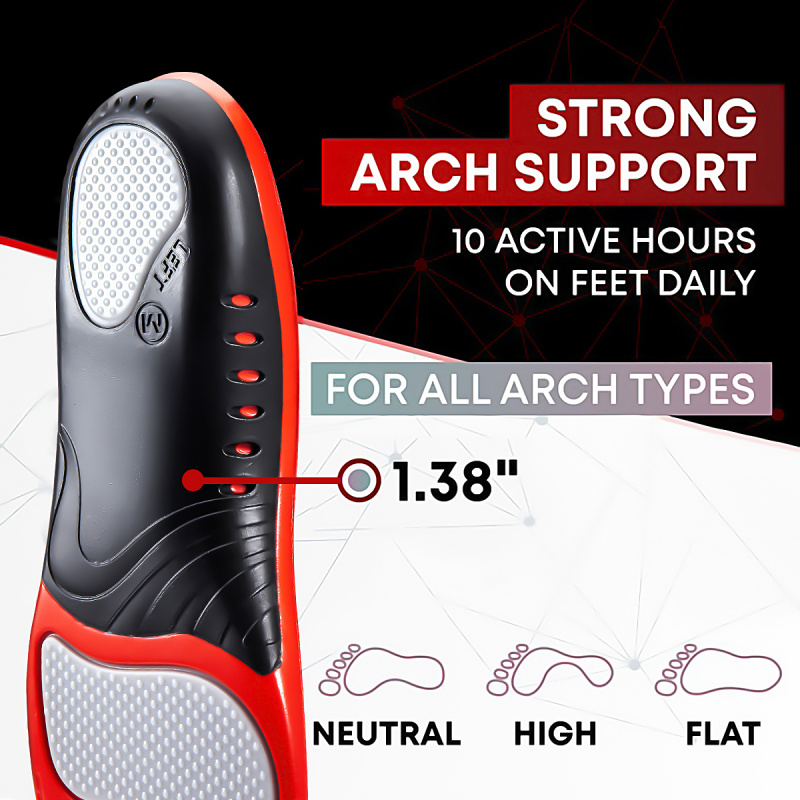 Palmilhas ortopédicas esportiv - Men'S Shoes Plantar Fasciitis avaliação e preço