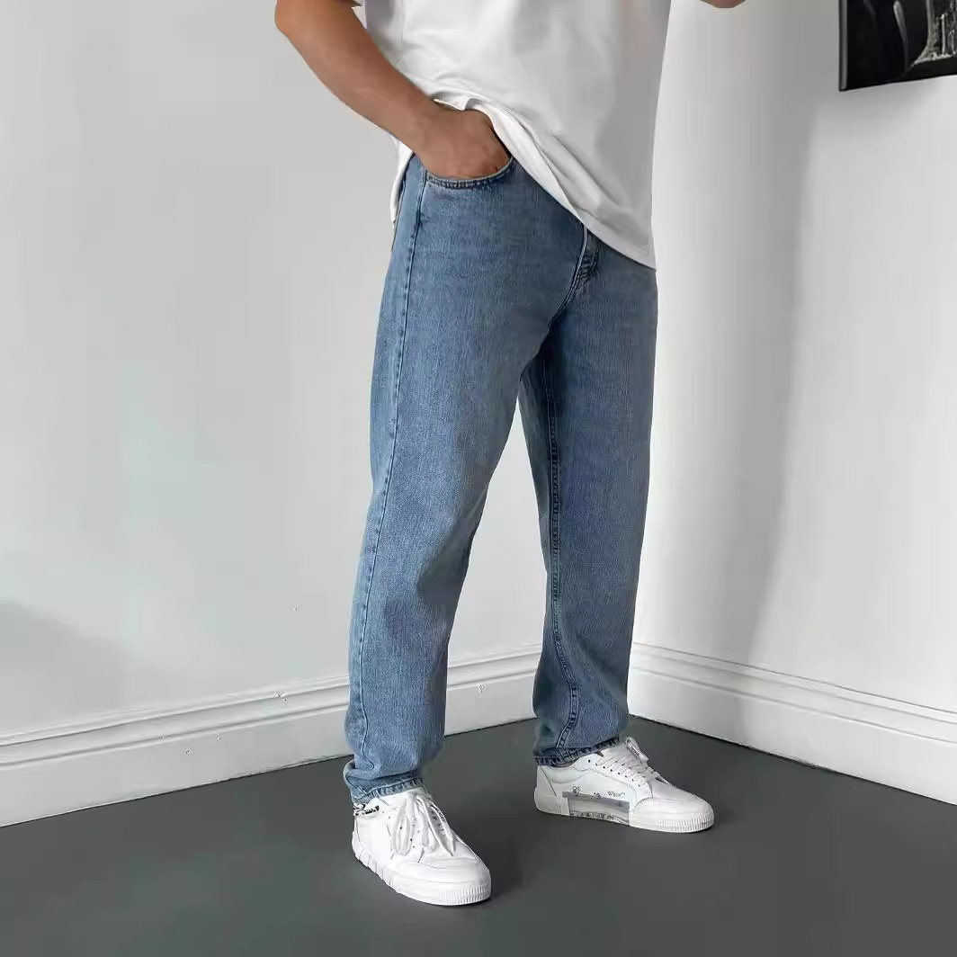 Calças Jeans Slim de Alta Qual - Men'S Shoes For Jeans avaliação e preço