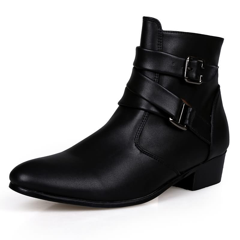 Botas masculinas de luxo de co - Men Shoes Formal avaliação e preço
