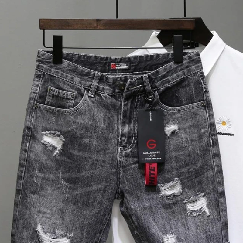 Shorts jeans rasgados preto e  - Men'S Shoes For Jeans avaliação e preço